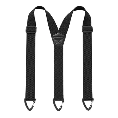 Men's Work Suspenders, 3.8 cm Wide, Adjustable, Quick-Release Hooks, 3 Clips - 7