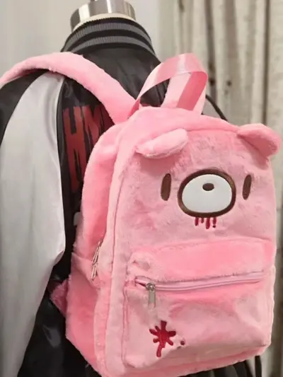 Violent Bear Cartoon Japanese-Style Cute Student Backpack Large Capacity Girls - 2