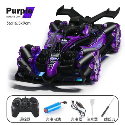 F1 Racing Car with Dual Spray, Remote Control Toy Car for Kids - 7