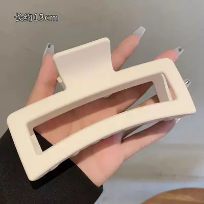 Dicke Haare Große Haarspange aus Acryl, Haarspange für den Hinterkopf, hochwertige elegante Haarspange Haaraccessoire, Hai-Spange - 8
