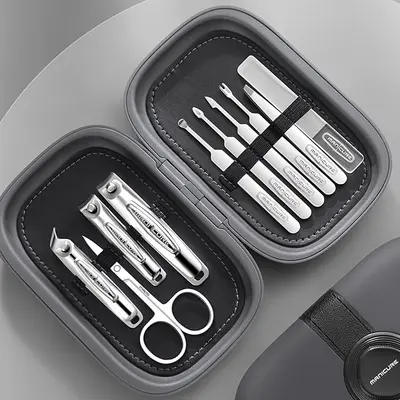 Nagelschere-Set, Nagelschere, Nagelschere, Fußnagelschere, einzelne multifunktionale Pediküre, tragbare Manikürschere für Zuhause - 10