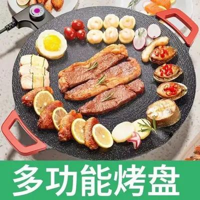 Maifanit-Elektrogrillplatte mit Eisenplatte für Fleisch, Teppanyaki