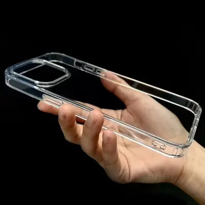 iPhone 18 Pro için şeffaf manyetik telefon kılıfı, 2.0 mm - 7