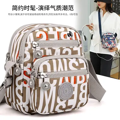 Yeni Oxford kumaş kadın mini rahat crossbody cep telefonu çantası moda naylon çanta tek omuz ayarlanabilir su geçirmez bez çanta