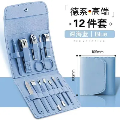 16-piece nail care kit, stainless steel manicure set - 11