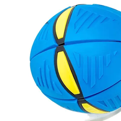 Dog Toy Deformable Flying Saucer Ball, Durable, for Border Collies