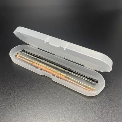 Şeffaf PP plastik saklama kutusu taşınabilir saklama kutusu kulak kaşığı kutusu güzellik alet kutusu ambalaj kutusu saklama kutusu plastik - 5