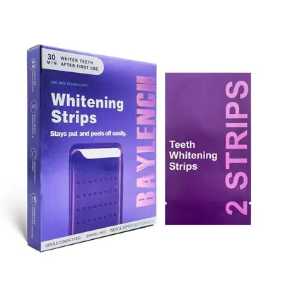 PAP whitening strips tooth enamel protection purple