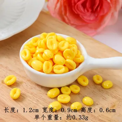 Simulated Red Beans, Rice and Corn Kernels, Props Models - 9