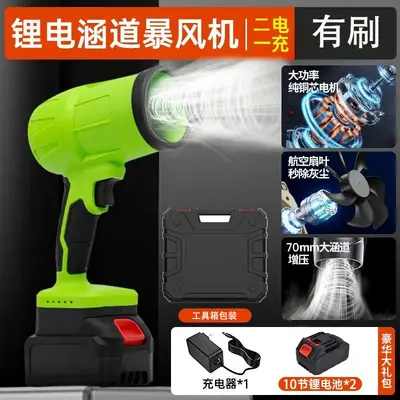 Brushless Lithium Battery Turbo Leaf Blower - 10