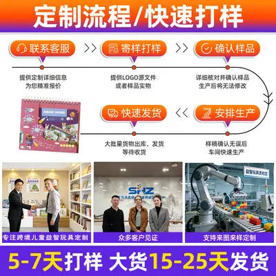 儿童魔法水书定制diy清水作画套装幼儿园趣味涂鸦水彩涂色水画本 - 4