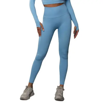 Smiley face yoga pants, peach lift, high waist