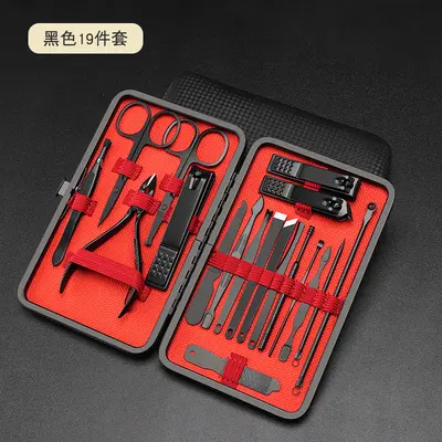Stainless steel nail scissors set, 8-23 pieces manicure tools - 10