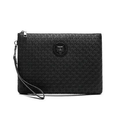 Herren-Clutch im Geflechtmuster mit Handyfach - 7