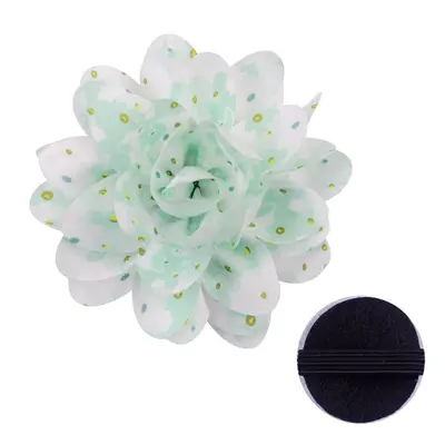 Blumenmuster Haustierhalsband-Stoff, 8 cm, Chiffon - 8