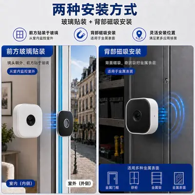 WiFi Window HD Camera, Night Vision, Two-Way Talk