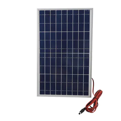 10W 12V 18V Güneş Paneli Seti, Çift Panel, Kontrolörlü, Acil Durum