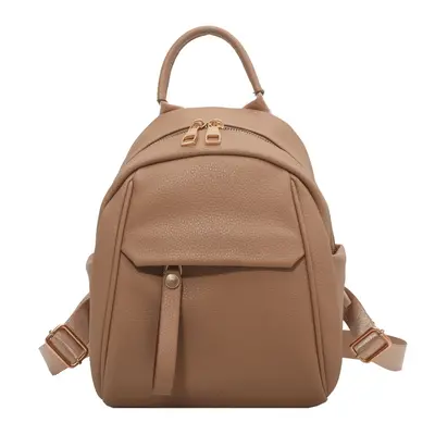 Korean-Style Women's Backpack with Soft Leather Texture - 8
