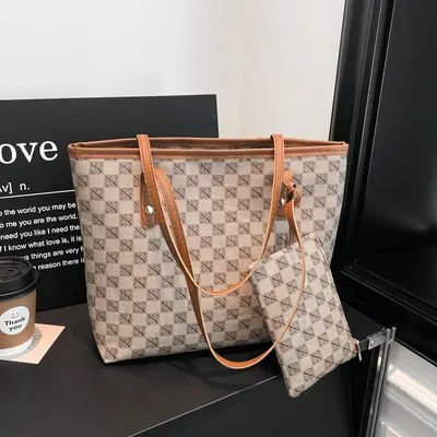 Women's Minimalist Tote Bag, Winter Trend Design, Single Shoulder - 8