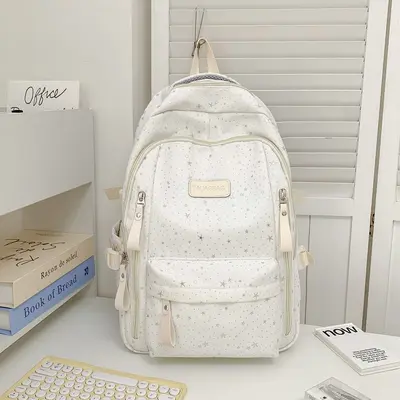 Starry Sky Women's Backpack, Large Capacity Lightweight School Bag - 8