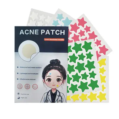 Star-Shaped Hydrocolloid Acne Patches, Tea Tree, Individually Packed - 7