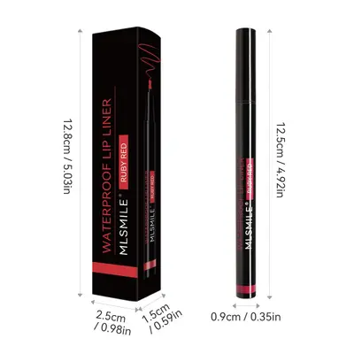 Wasserfester matter flüssiger Lippenstift, langanhaltend, nicht abfärbend