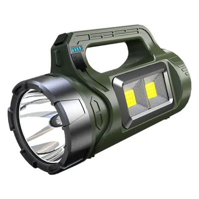 Solar Rechargeable Flashlight with COB Side Light, Multifunctional