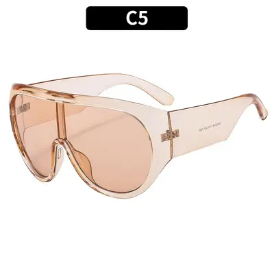 Large Frame Protective Sunglasses, Unisex Fashion Style - 10