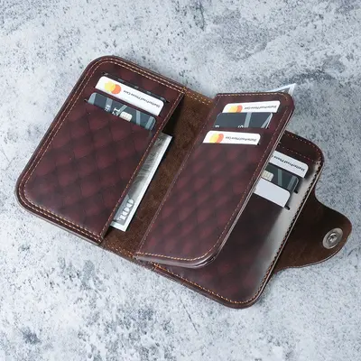 Men's Short Wallet, Retro Genuine Leather, Zipper Coin Pocket and Multiple Card Slots - 4