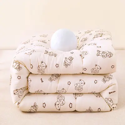 Water-Washed Cotton Quilt Spring Autumn Thick Warm Quilt Core Student Dormitory Single Double Cotton Quilt - 8