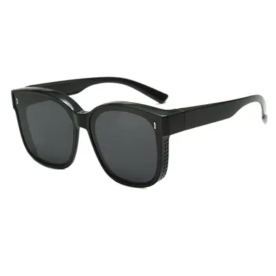 Men's Clip-On Myopia Sunglasses Set, Polarized UV400 Protection for Driving - 6