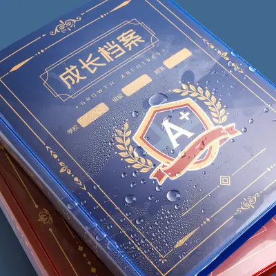 儿童成长档案册活页资料册成长手册纪念册幼儿园相册宝宝记录册