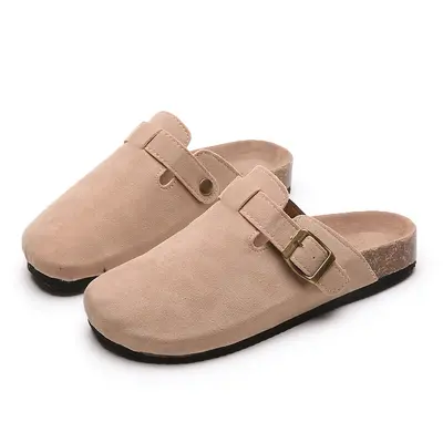 Women's Couple Cork Slippers, Plus Size, Casual Half-Slippers