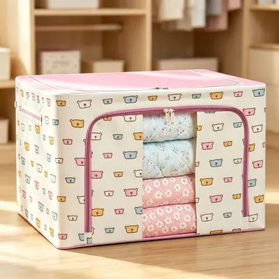 Oxford Fabric Storage Box Large Capacity Foldable - 11