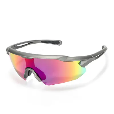Kinder-Sportsonnenbrille, TR90-Rahmen, PC-Gläser, UV400, Größe M - 7