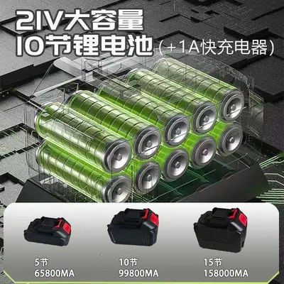 Electric Grease Gun, Rechargeable Lithium Battery, High-Pressure for Excavators