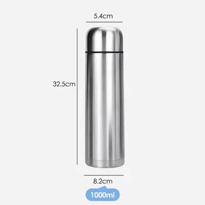 Large Capacity 304 Stainless Steel Double-Wall Vacuum Water Bottle - 10