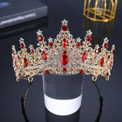 Crystal Bridal Crown Headband Elegant Wedding Accessory - 9