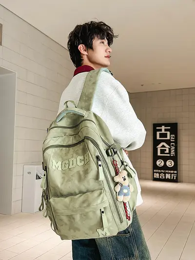 Großer Rucksack im Korea-Stil mit Laptopfach - 3