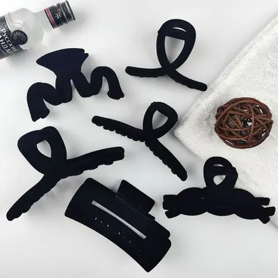 Claw Hair Clip Shark Clip Large Back Head Claw Clip Autumn and Winter Shark Clip Elegant Hair Volume Multiple Clip Wholesale Hair Clip - 2