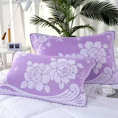 Dreischichtiger Kissenbezug, Polyester-Baumwoll-Mischung, extra groß, schützt vor Haaröl - 3