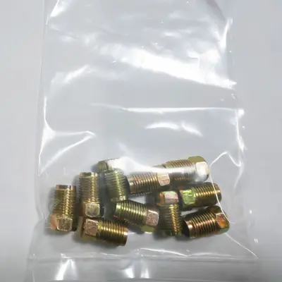 External Thread Copper-Plated Brake Pipe for Automotive Clutch Line 10x1 / 12x1 / 12x1.25 - 7