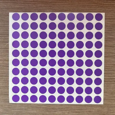 Xinhong Renkli Yuvarlak Nokta Sticker Yuvarlak Etiket Kağıdı Sınıflandırma Sticker 16 Renk Renkli İşaretleme Sticker Yapışkanlı Etiket - 7