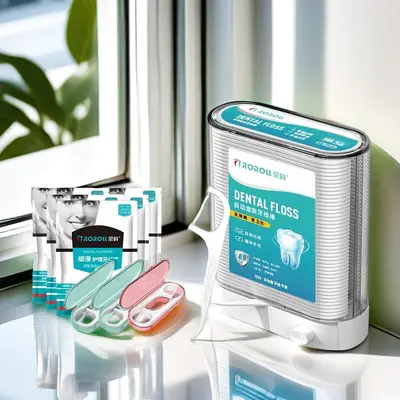 Ultra-Thin Disposable Dental Floss with Automatic Dispenser