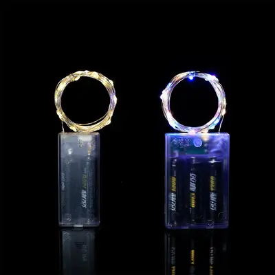 USB Copper Wire LED String Light with Battery Box for Christmas Decoration
