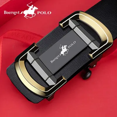 Authentic Paul men's belt automatic buckle new belt business comfortable versatile Korean style top-level pants belt - 7