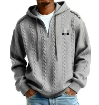 3D Baskılı Erkek Kapüşonlu Sweatshirt, İlkbahar Modeli - 11