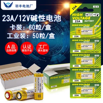 23A 12V Alkaline Battery for Remote Controls and Doorbells