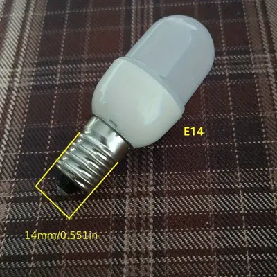 Dikiş makinesi ampulü LED buzdolabı ampulü E12 küçük vidalı E14 davlumbaz lambası dikiş makinesi lambası tuz lambası tezgâh lambası