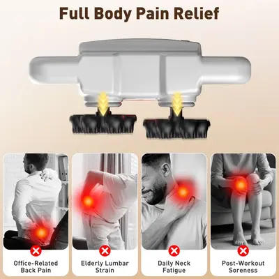 Cross-border 24-Head Fascia Gun, Multi-Head Powerful Motor, 28-Head Massage Gun, Deep Percussion 8-Head Massager - 5